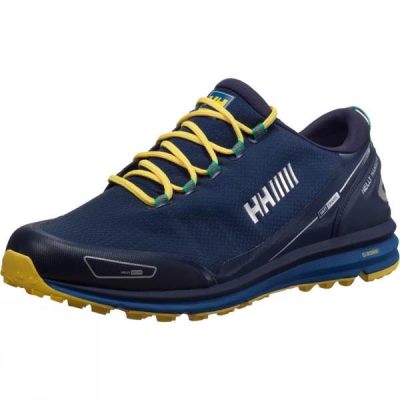 Zapatillas Running Helly Hansen Rohkun Hombre - Azules Oscuro / Blancas - Chile IJC927301